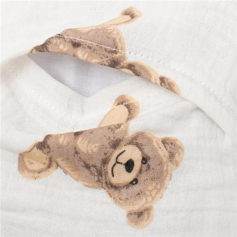 Mušelín Hrejúci a chladiaci vankúšik Termofor s višňovými peckami New Baby STANDARD bear