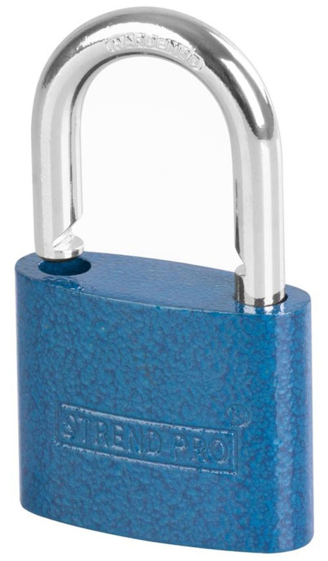 Zámok Strend Pro HP 63 mm, visiaci, modrý 1