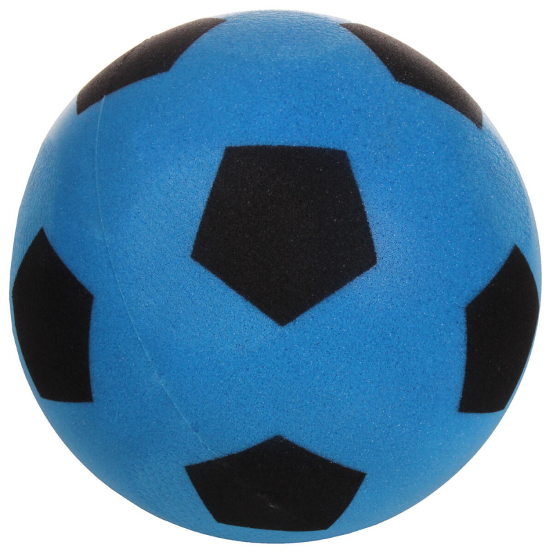 Silent Soccer 21 penová lopta modrá