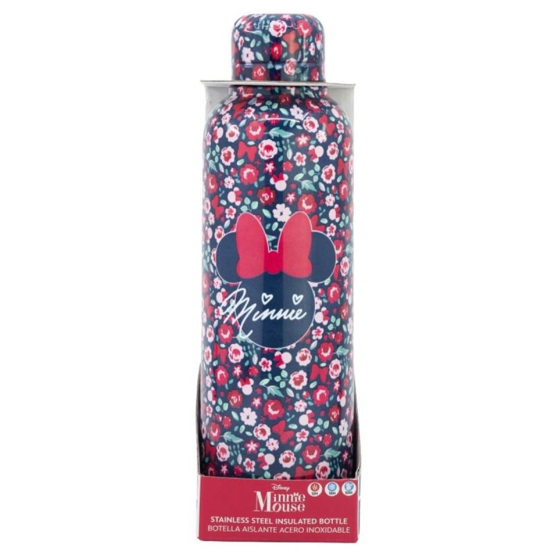 STOR Nerezová fľaša / termoska Minnie Mouse Gardening, 515ml, 75725