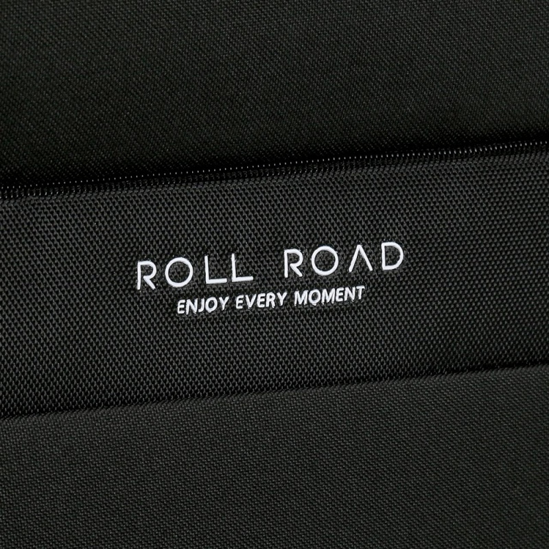 Textilný cestovný kufor ROLL ROAD ROYCE Black / Čierny, 55x40x20cm, 39L, 5019121 (small) 1