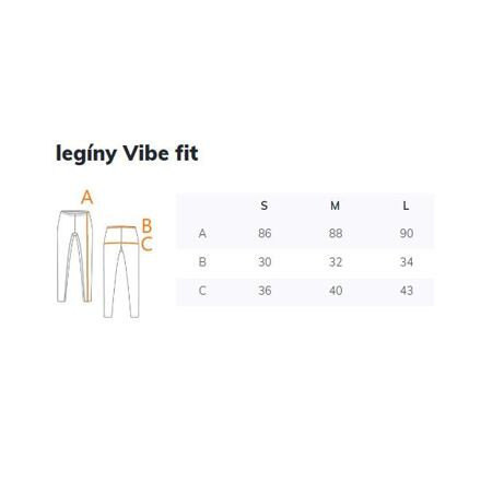 Vibe Fit športové legíny šedá 5