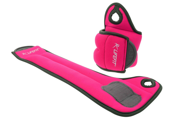 Neoprénová záťaž na ruky LIFEFIT HAND WEIGHTS 2x1,5kg