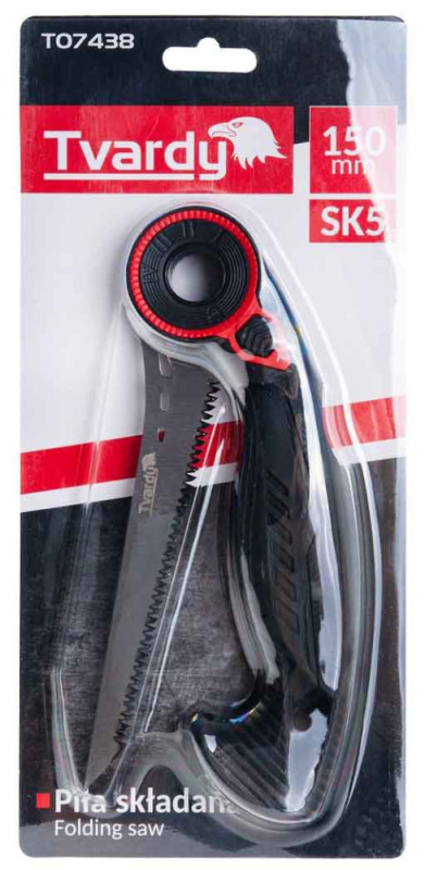 Pílka na drevo skladacia 150 mm, Japonská oceľ SK5, TVARDY 11