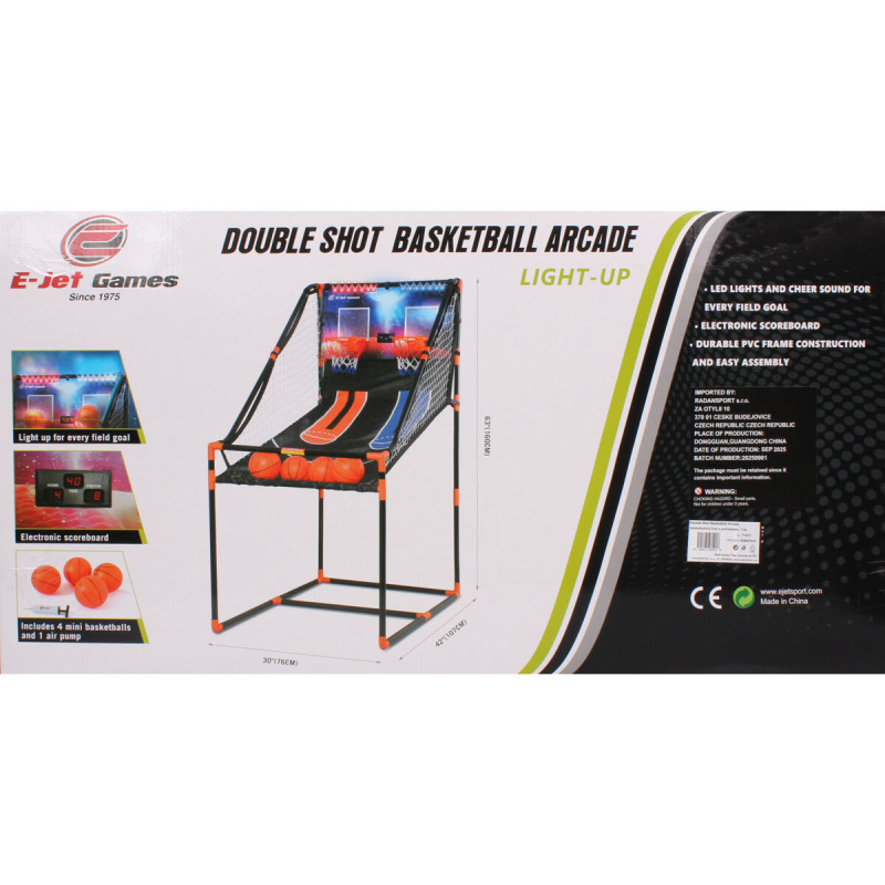 Double Shot Basketball Arcade basketbalový kôš s počítadlom 3