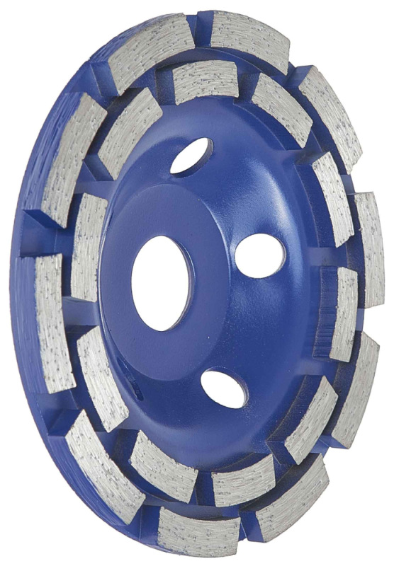 Brúsny diamantový kotúč 125 x 22 mm dvojradový, bez závitu, GEKO 1