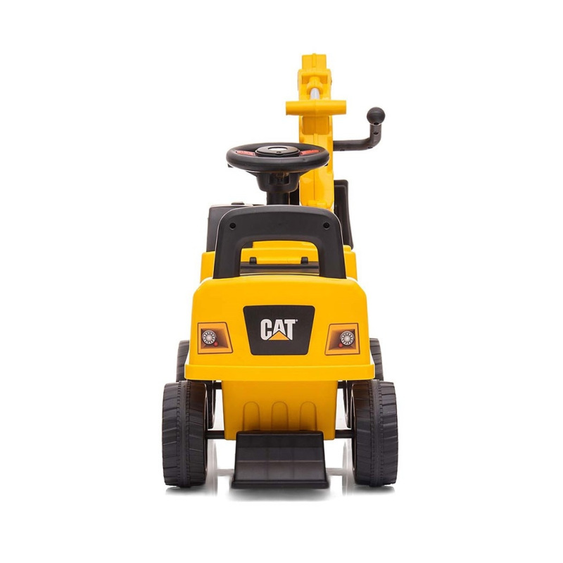 Detské odrážadlo rýpadlo so zvukom CAT Excavator Milly Mally žlté 3