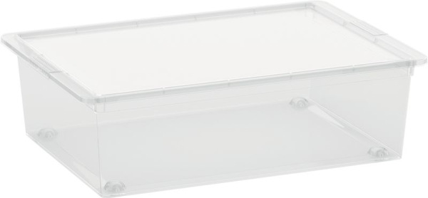 Box s vekom KIS C-box L, 27 lit., priesvitný, 39x55x16 cm