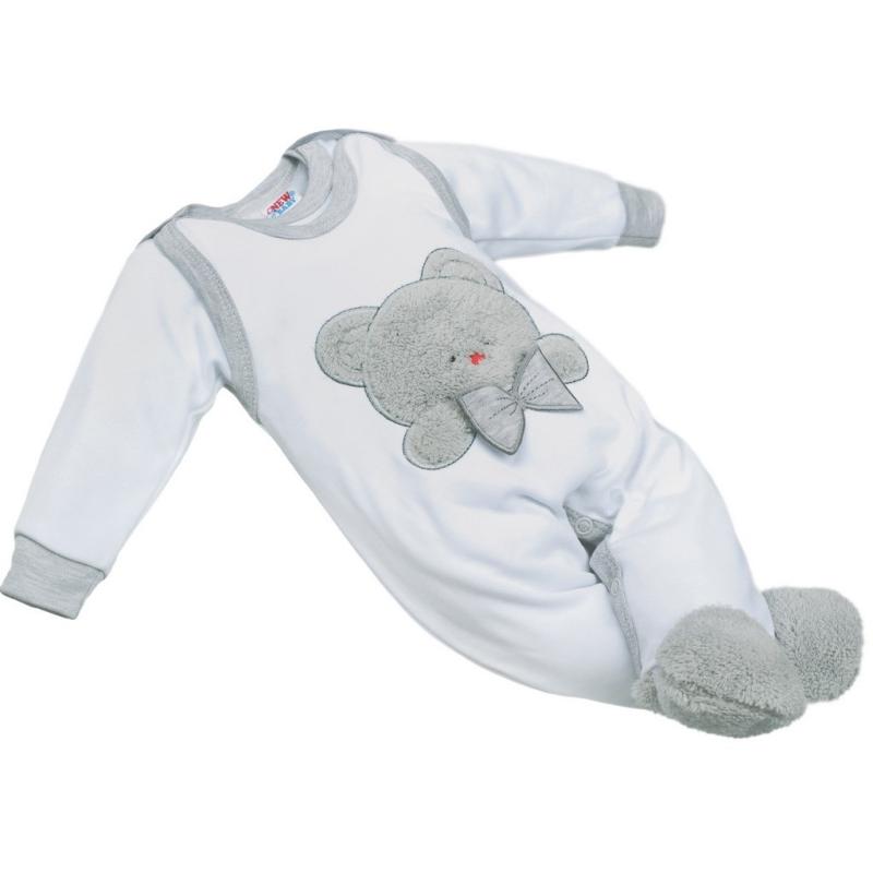 Luxusné dojčenské dupačky New Baby Honey Bear s 3D aplikáciou 74 (6-9m)