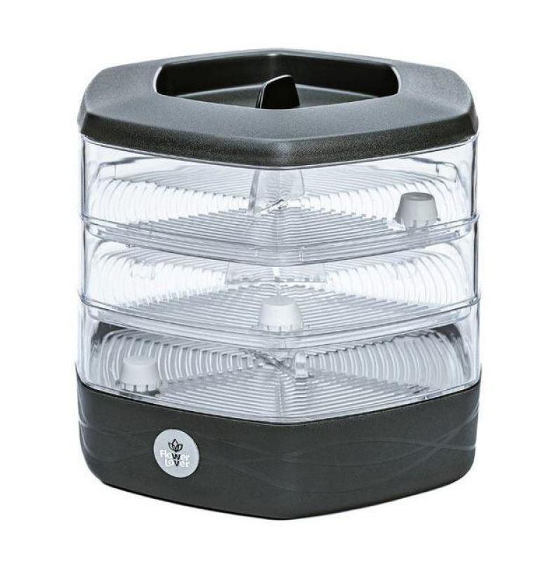 Mungo klíčiaca miska antracitová