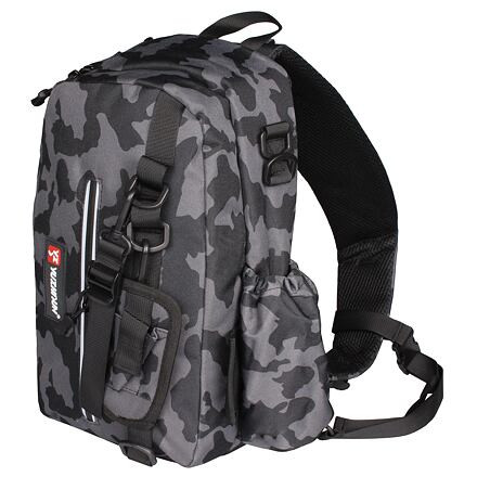 Merco Fisherman rybársky batoh čierna camouflage 8 l