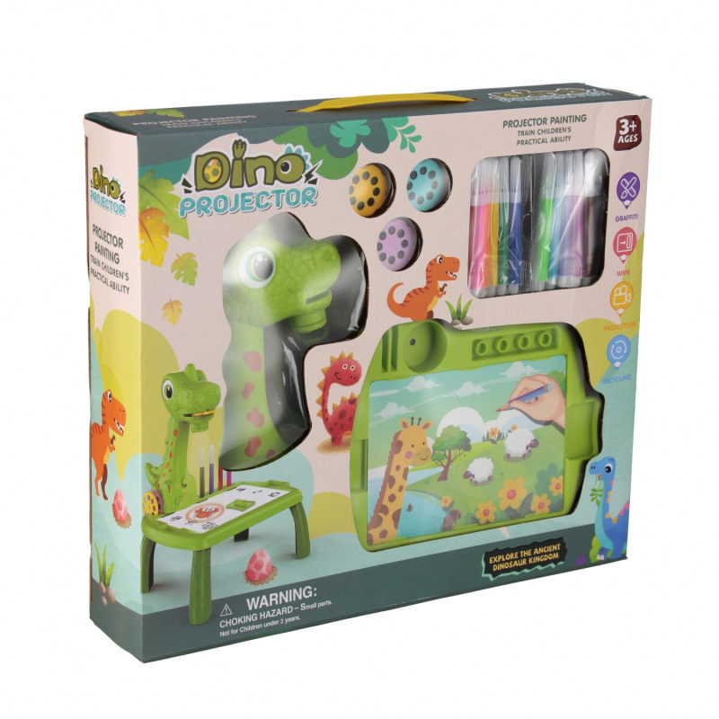 Dino kresliaci projektor s príslušenstvom 7