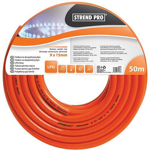 Hadica Strend Pro LH9 na plyn, LPG, 9x15 mm, L-50 m