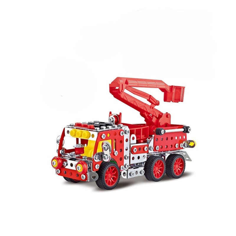 Malý mechanik - hasičské auto s plošinou 2