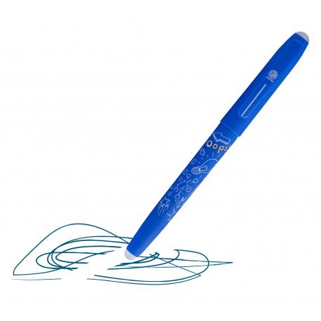 ASTRA Gumovateľné pero OOPS! 0,6mm, modré, dve gumy + 2ks náplní, blister, 201319007