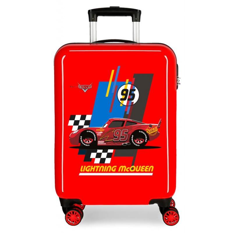 JOUMMA BAGS Luxusný ABS cestovný kufor DISNEY CARS McQueen, 55x38x20cm, 34L, 2041722