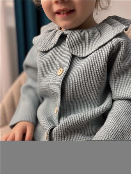 Dojčenský kabátik na gombíky New Baby Luxury clothing Laura ružový 68 (4-6m) 5