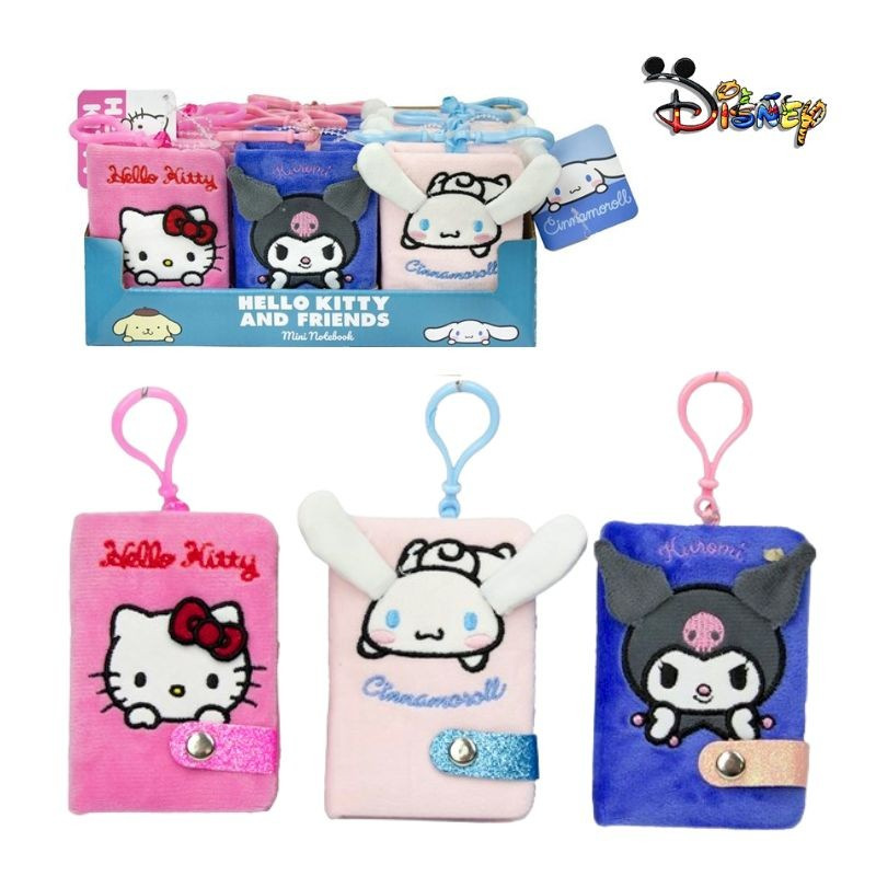 Hello Kitty Mini plyšový zošit prívesok