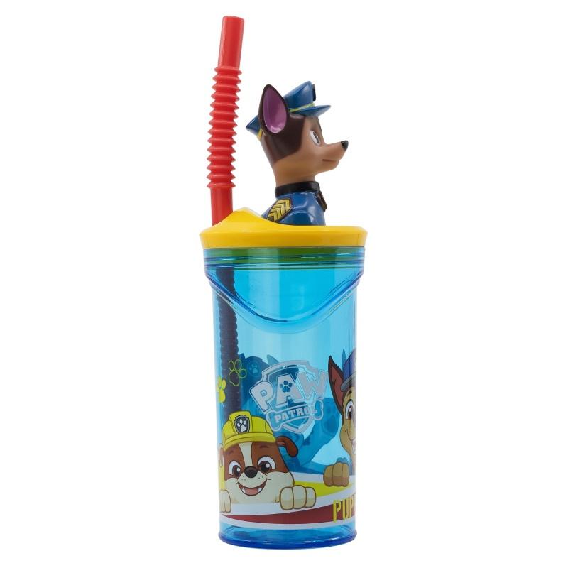 Plastový 3D pohár s figúrkou Paw Patrol, 360ml, 74666