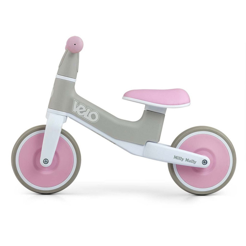Detský balančný bicykel Milly Mally Velo Pink 1