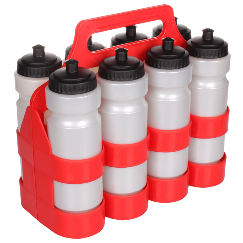 Bottle Carrier 8 plastový nosič fliaš červená 1
