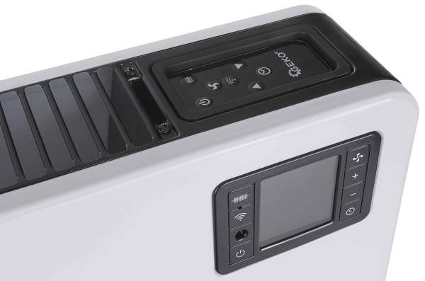 LCD konvektorový ohrievač 2300W s diaľkovým ovládaním a WiFi, GEKO 17