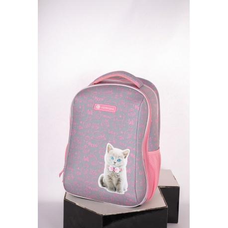 ASTRA ASTRABAG Anatomická školská taška / batoh PINK KITTY, AS2, 501022003