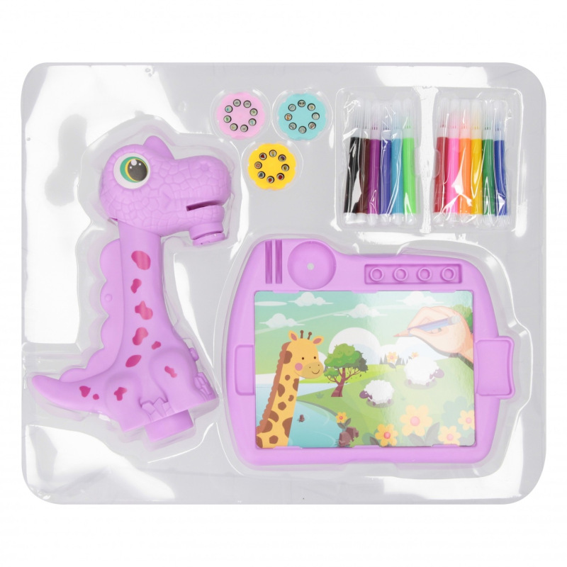 Dino kresliaci projektor s príslušenstvom 2