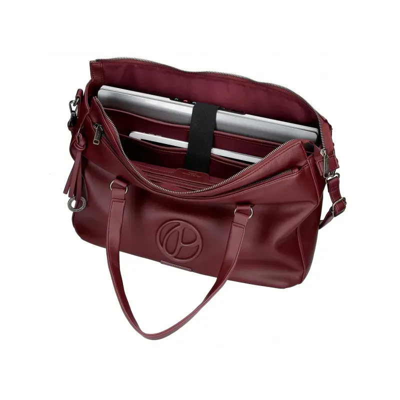 Dámska kabelka / laptop bag PEPE JEANS Mara Bordeaux / Bordová, 7246032