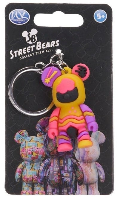 3D Kľúčenka Street Bear 16 druhov 1