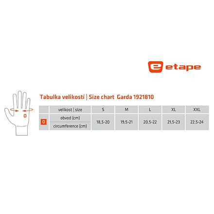 Etape Garda cyklistické rukavice čierna-zelená veľ. XXL 3