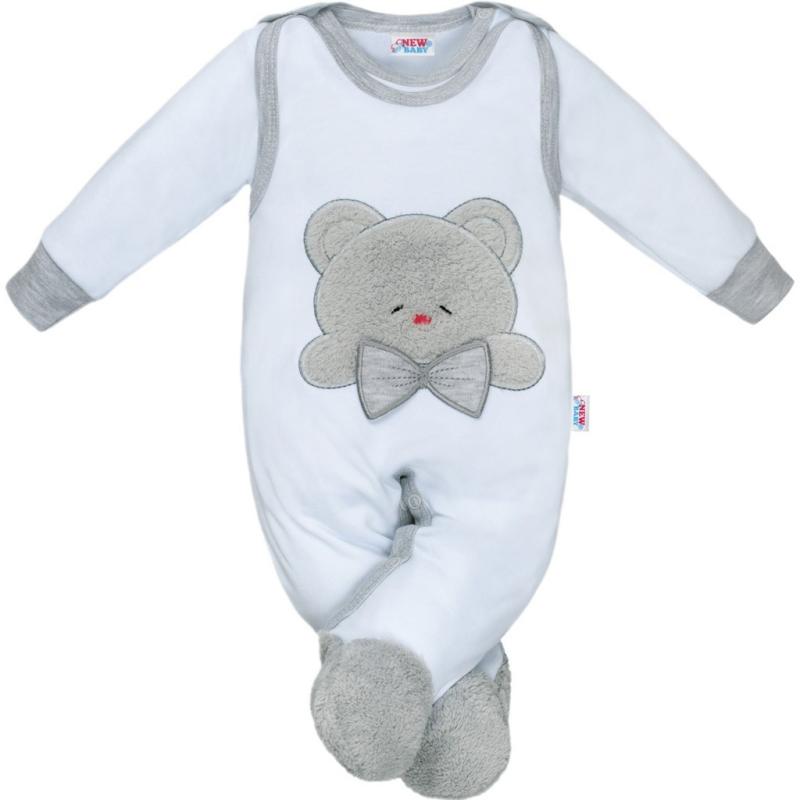 Luxusné dojčenské dupačky New Baby Honey Bear s 3D aplikáciou 74 (6-9m)