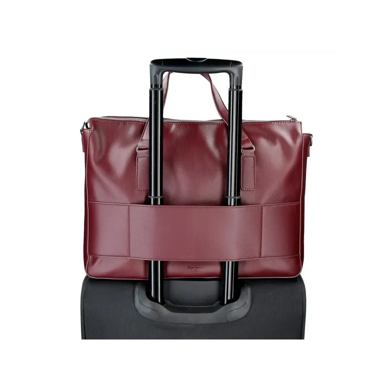 Dámska kabelka / laptop bag PEPE JEANS Mara Bordeaux / Bordová, 7246032