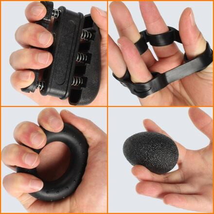 Grip 5 sada na posilňovanie rúk oranžová 1