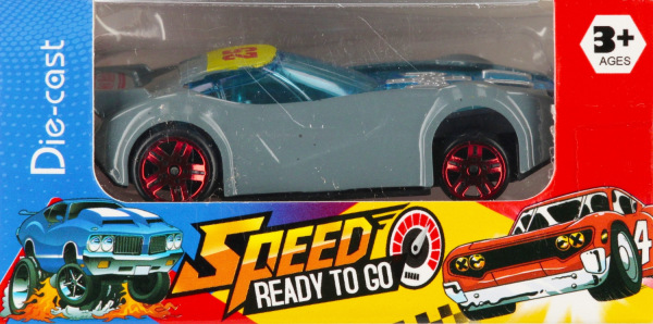Kovové pretekárske auto 3