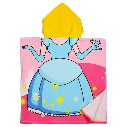 Princess detské plážové pončo 2