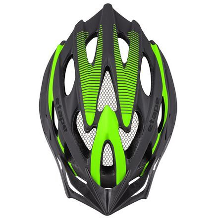 Etape Twister cyklistická prilba čierna-zelená veľ. L-XL 2