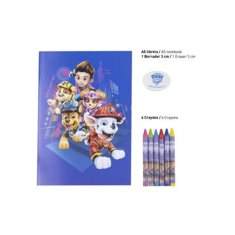 CERDÁ Stationery set  PAW PATROL (notes, puzdro, pastelky, voskovky),  2100003598