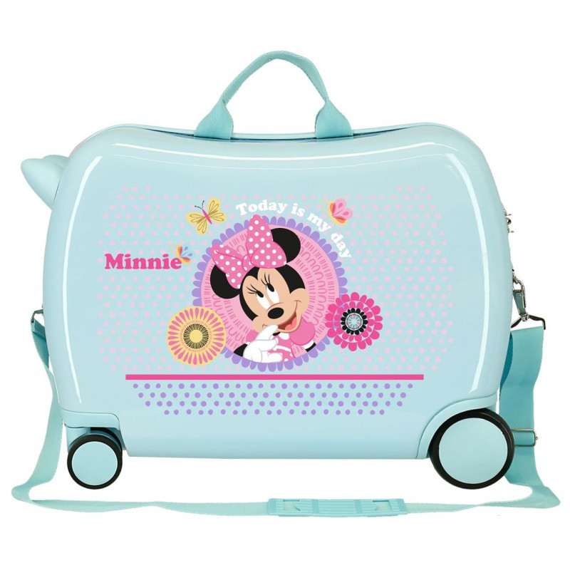 Detský cestovný kufor na kolieskach / odrážadlo MINNIE MOUSE Today Is My Day, 34L, 4999821 2