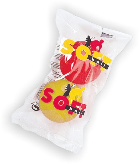 Loptička soft tenis 2ks 1