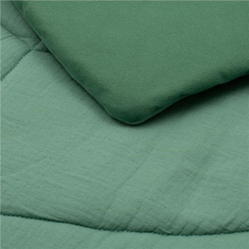 Mušelínová hracia deka New Baby Leaf mint 1