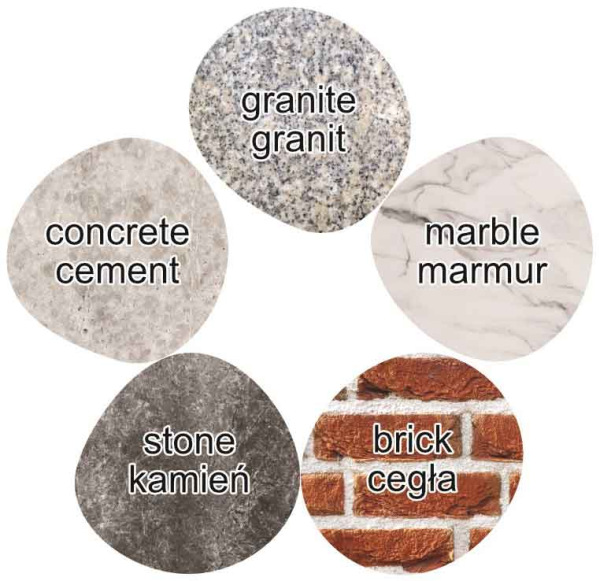 Brúsny diamantový kotúč 125x5x22,2 mm na brúsenie žuly, mramoru, typ-L, PROFI, XL-TOOLS 3