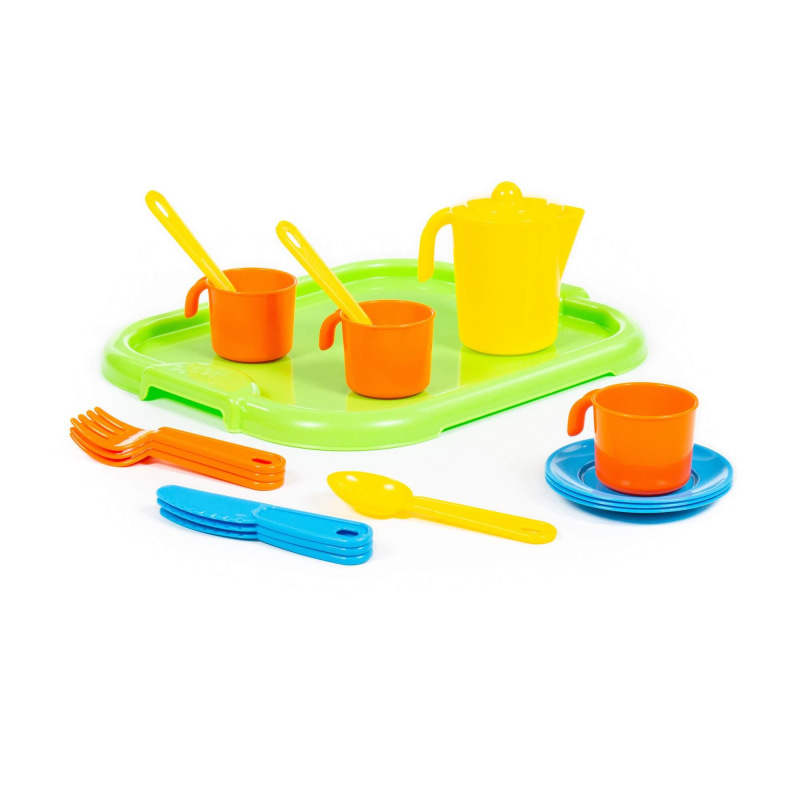 Čajový set pre troch s táckou 2