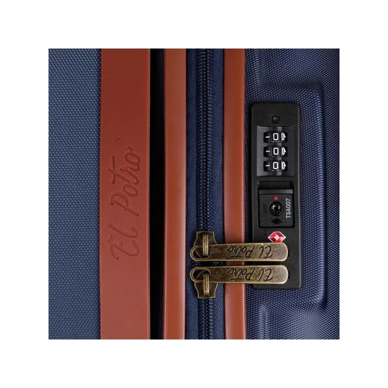 EL POTRO Ocuri Marino, Sada luxusných ABS cestovných kufrov 70cm/55cm, 5128926