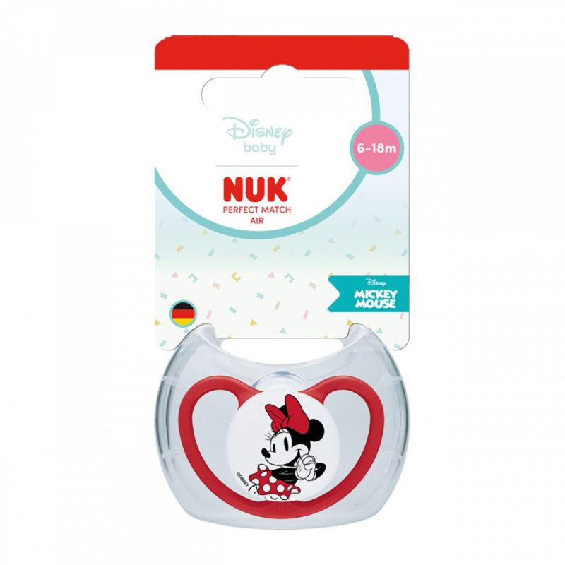Cumlík NUK Perfect Match Air Disney Mickey Mouse 6-18 mesiacov red 6-18 m 1