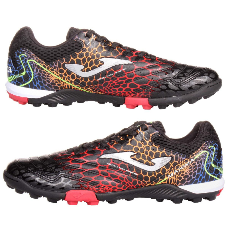 Maxima 2431 Turf kopačky čierna-červená 1