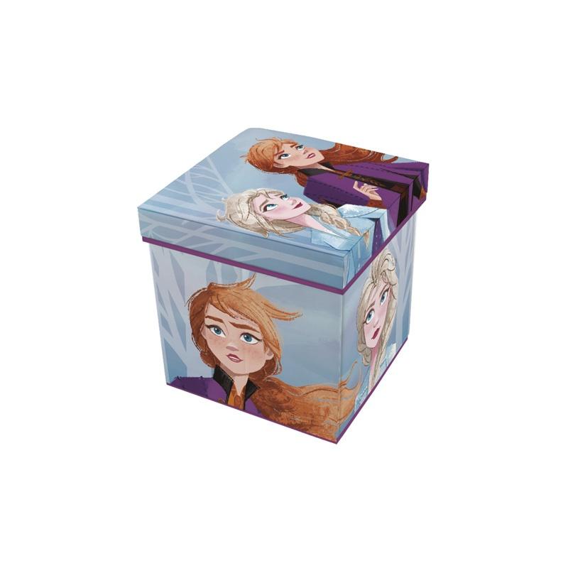 Úložný box s vrchnákom / taburetka 2v1 DISNEY FROZEN 2, WD12905