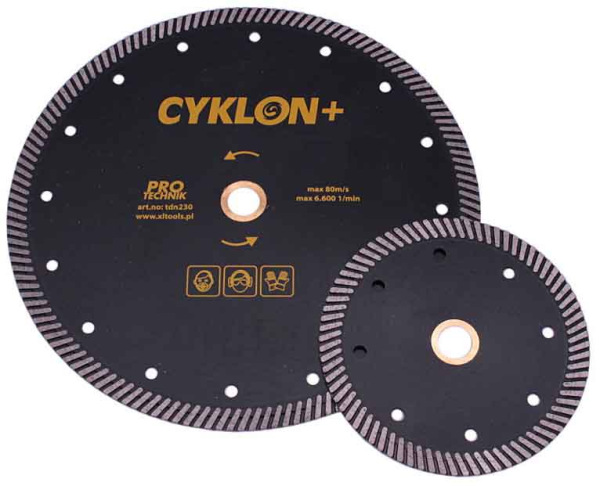 Diamantový kotúč na železobetón 230 x 10 x 2,4 x 22,2 mm, CYKLON 2