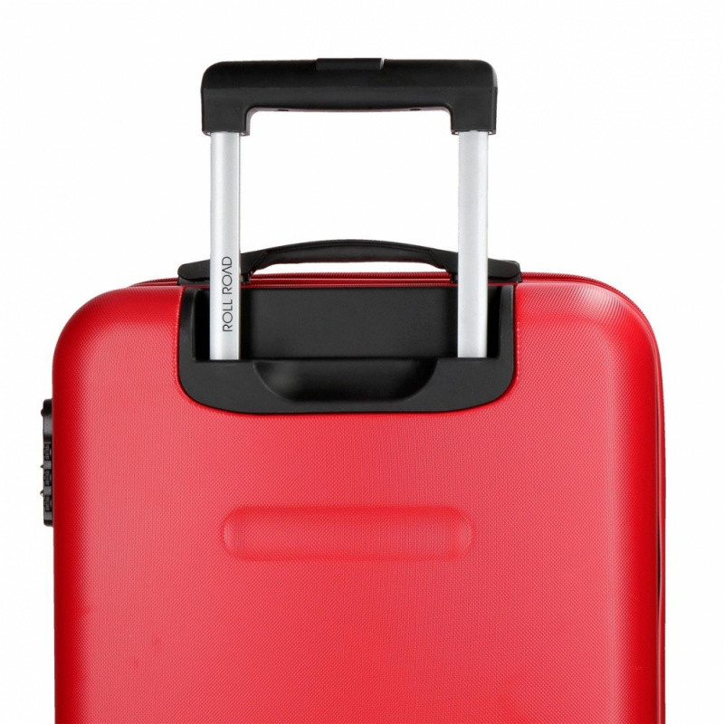 ROLL ROAD Flex Red, Sada ABS cestovných kufrov, 55-65-75cm, 5849464 1