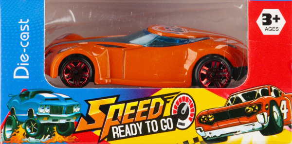 Kovové pretekárske auto 7